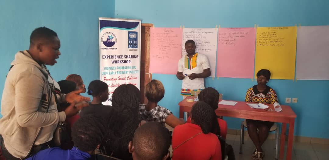 Experience sharing session of market guardening and poultry farming beneficiaries to enhance their production capacity