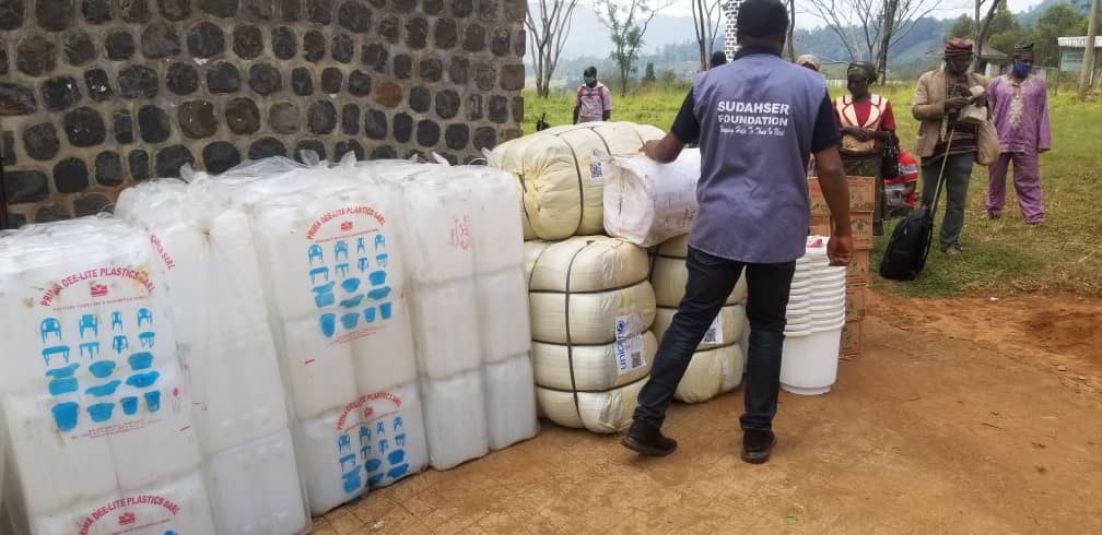 Reaching out to elderly persons with special needs in hard to reac areas with WASH kits